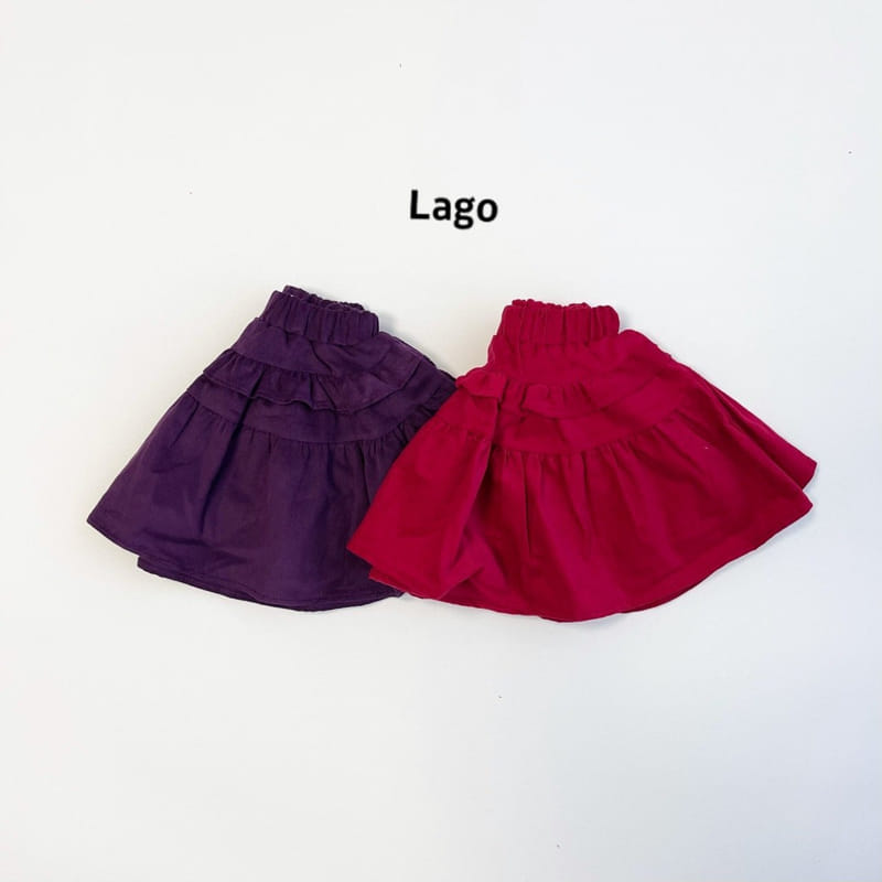 LAGO - Korean Children Fashion - #Kfashion4kids - Corduroy Frill Skirt - 12