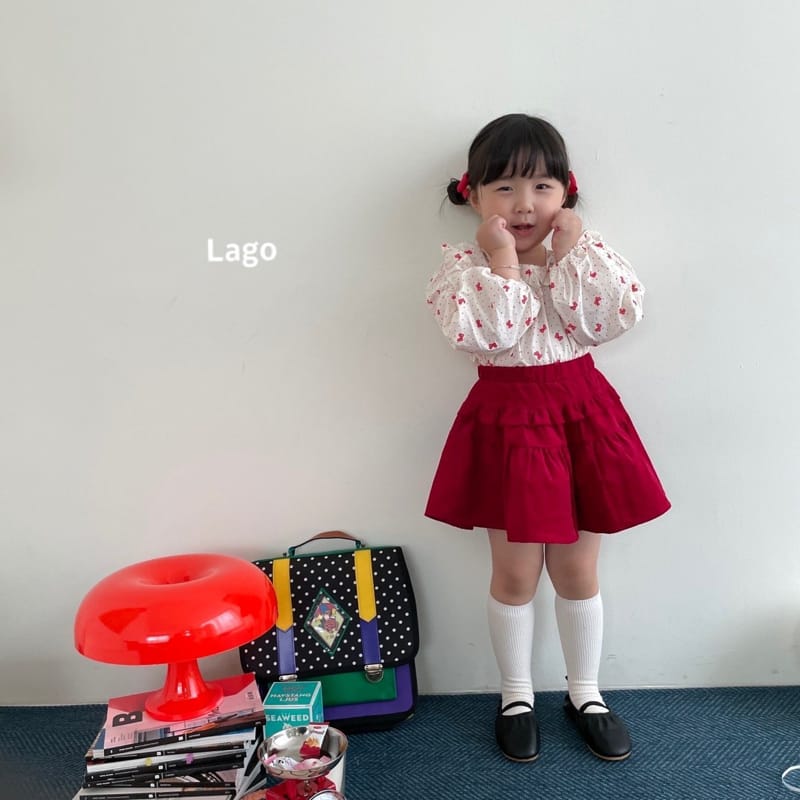 LAGO - Korean Children Fashion - #Kfashion4kids - Corduroy Frill Skirt - 2