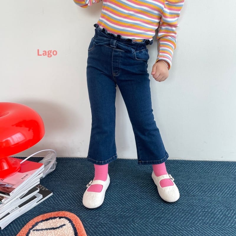 LAGO - Korean Children Fashion - #Kfashion4kids - Ribbon Bootscut Pants - 12