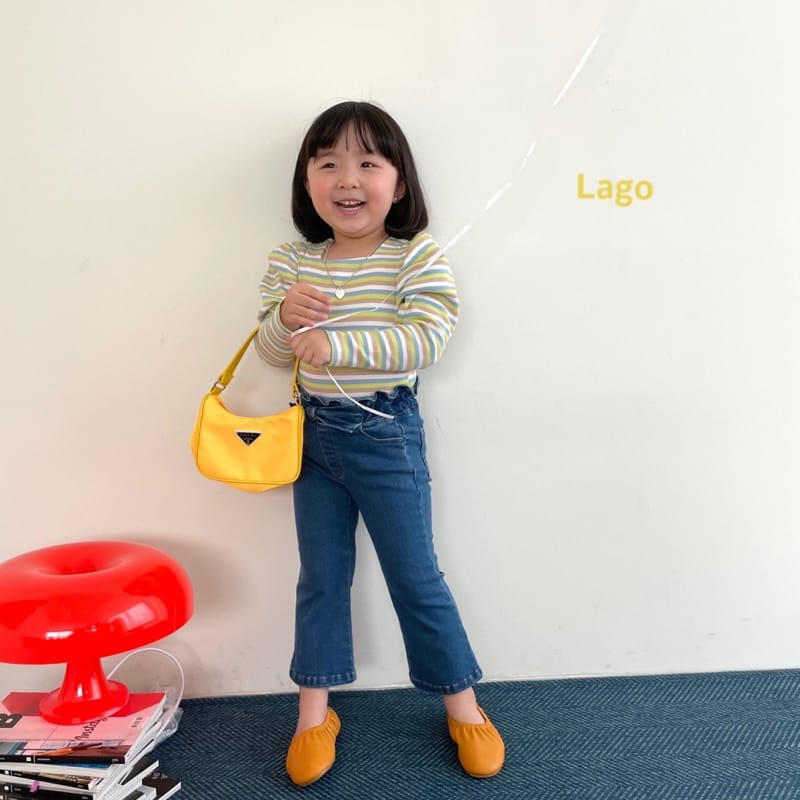 LAGO - Korean Children Fashion - #Kfashion4kids - Ribbon Bootscut Pants - 3