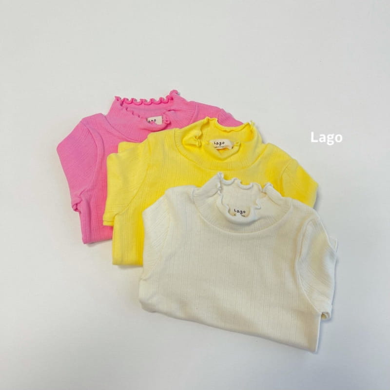 LAGO - Korean Children Fashion - #Kfashion4kids - Merry Half Turtleneck Tee - 12