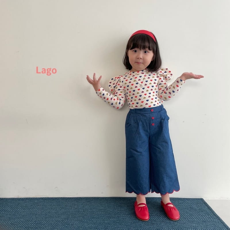 LAGO - Korean Children Fashion - #Kfashion4kids - Wave Wide Pants