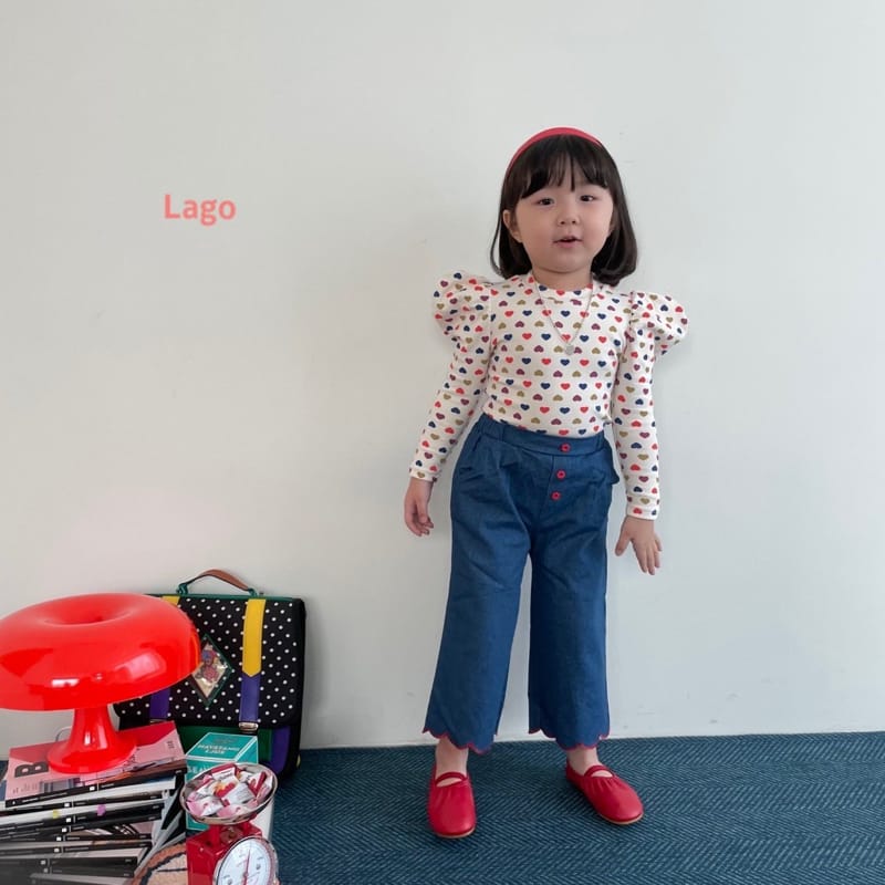 LAGO - Korean Children Fashion - #Kfashion4kids - Wave Wide Pants - 4