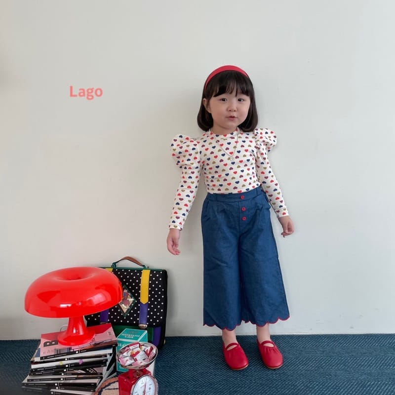 LAGO - Korean Children Fashion - #Kfashion4kids - Wave Wide Pants - 6