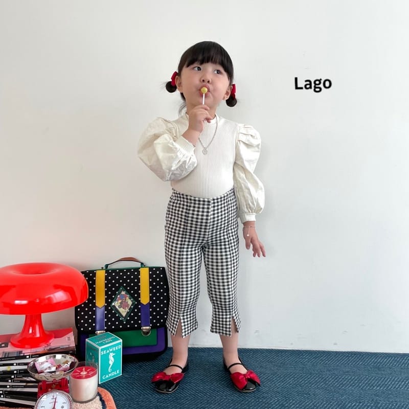 LAGO - Korean Children Fashion - #Kfashion4kids - Bootscut Slit Leggings - 12