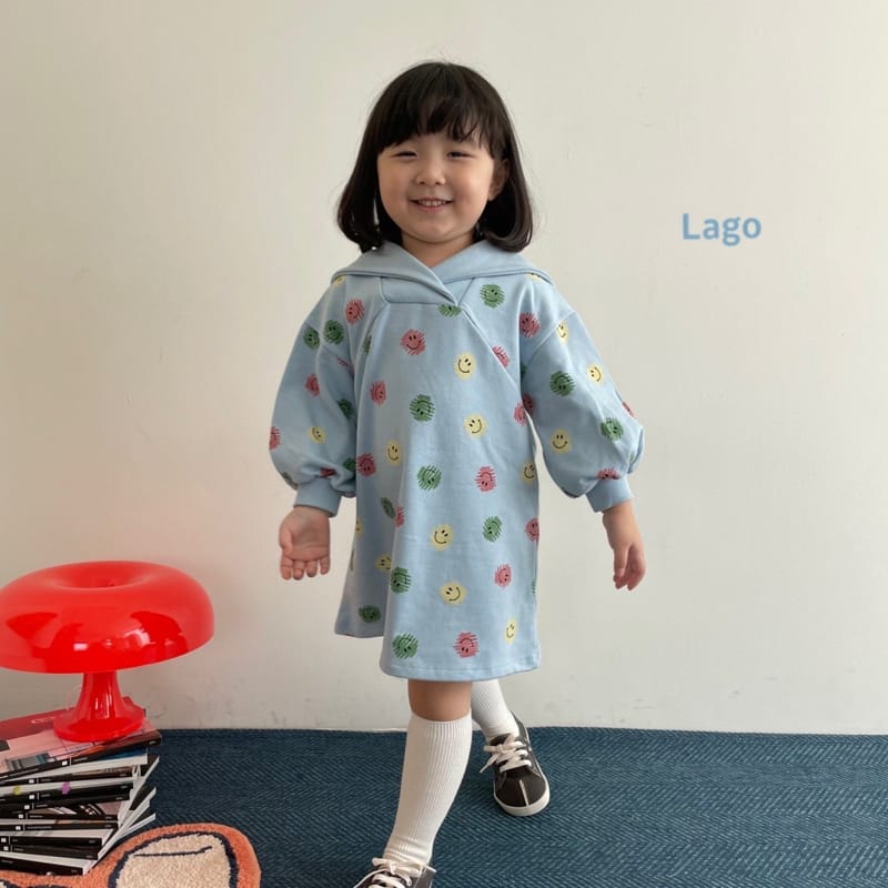 LAGO - Korean Children Fashion - #Kfashion4kids - Sailor Smile One-piece - 4