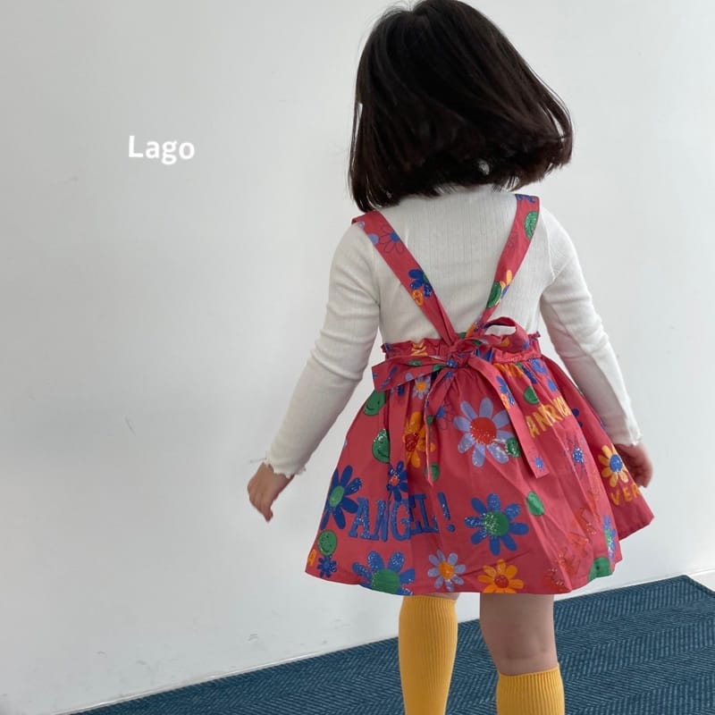 LAGO - Korean Children Fashion - #Kfashion4kids - Angel Suspender Skirt - 12