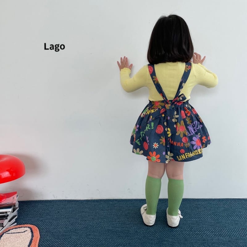 LAGO - Korean Children Fashion - #Kfashion4kids - Angel Suspender Skirt - 4