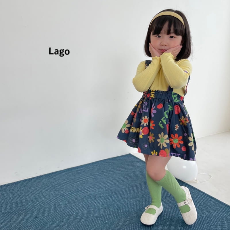 LAGO - Korean Children Fashion - #Kfashion4kids - Angel Suspender Skirt - 6