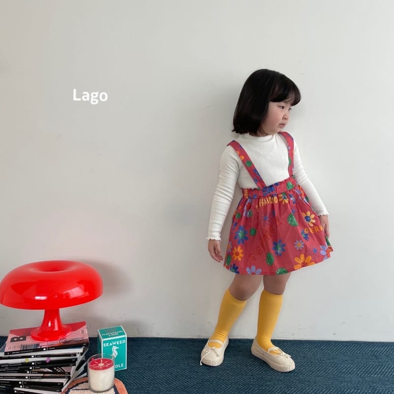 LAGO - Korean Children Fashion - #Kfashion4kids - Angel Suspender Skirt - 9