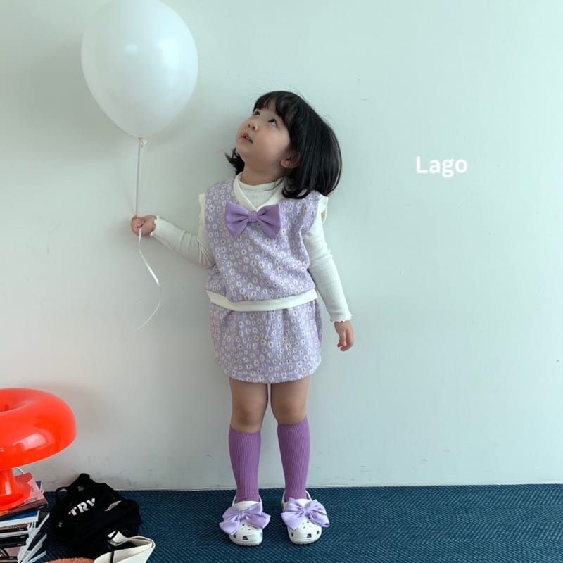 LAGO - Korean Children Fashion - #Kfashion4kids - Jacquard Set - 2