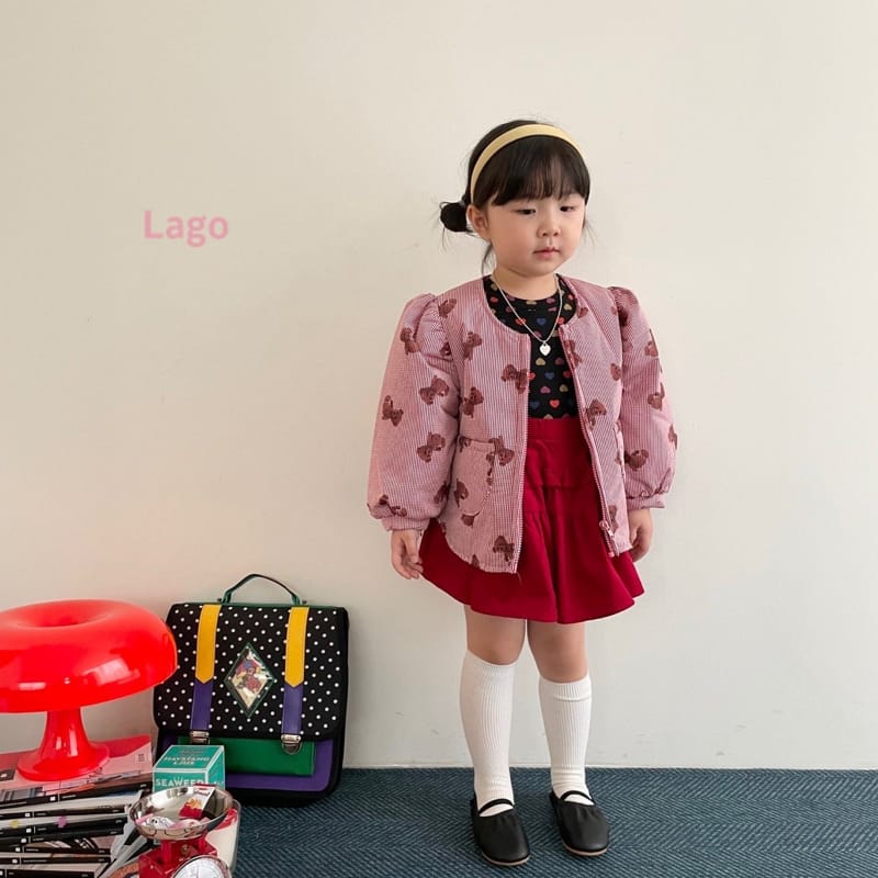 LAGO - Korean Children Fashion - #Kfashion4kids - Check Bear Bonding Jumper - 6