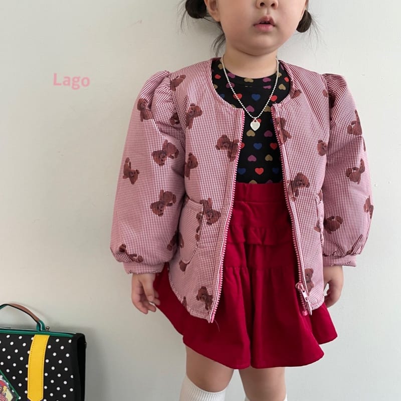 LAGO - Korean Children Fashion - #Kfashion4kids - Check Bear Bonding Jumper - 9