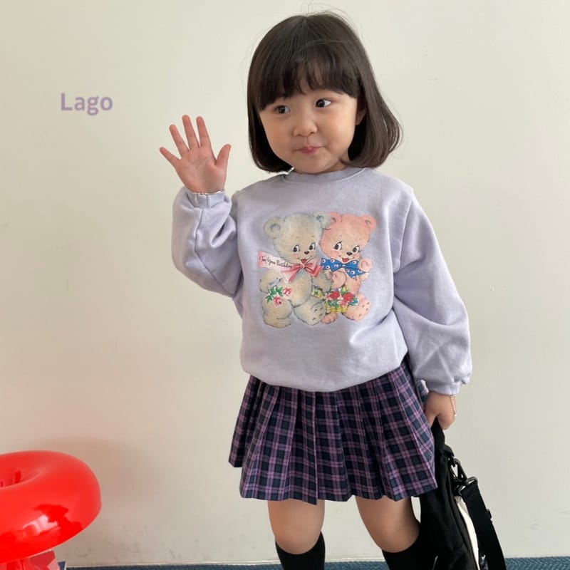 LAGO - Korean Children Fashion - #Kfashion4kids - Couple Bear Sweatshirt - 2