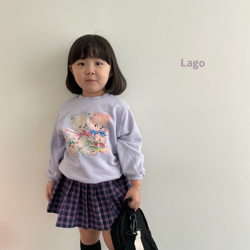 LAGO - Korean Children Fashion - #Kfashion4kids - Couple Bear Sweatshirt - 6