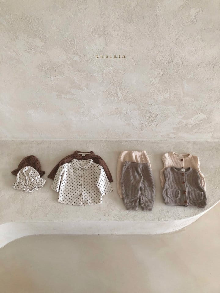 LALA - Korean Children Fashion - #Kfashion4kids - Waffle Bread Pants - 6