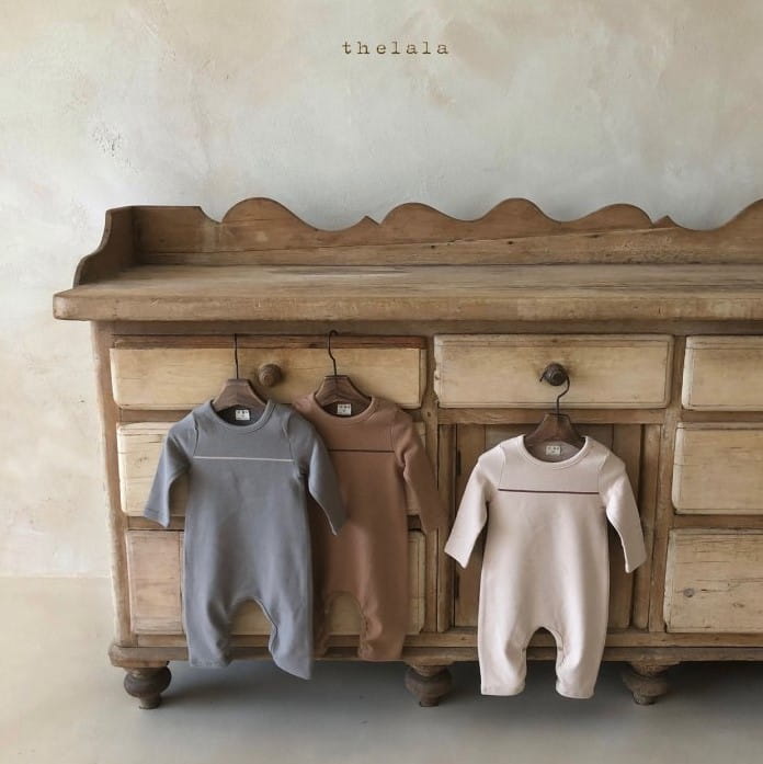LALA - Korean Children Fashion - #Kfashion4kids - Line Bodysuit
