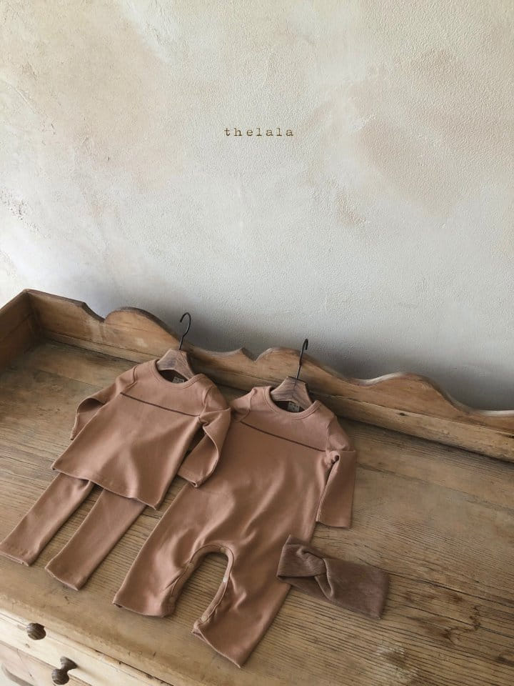 LALA - Korean Children Fashion - #Kfashion4kids - Line Bodysuit - 4
