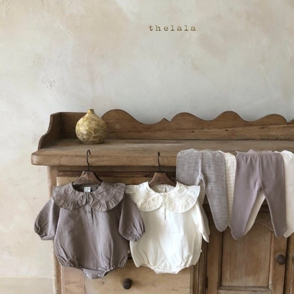 LALA - Korean Children Fashion - #Kfashion4kids - Lala Collar Bodysuit