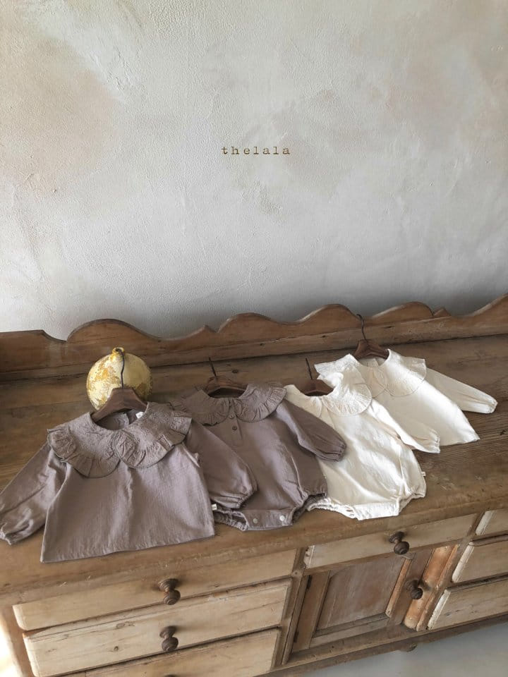 LALA - Korean Children Fashion - #Kfashion4kids - Lala Collar Bodysuit - 2