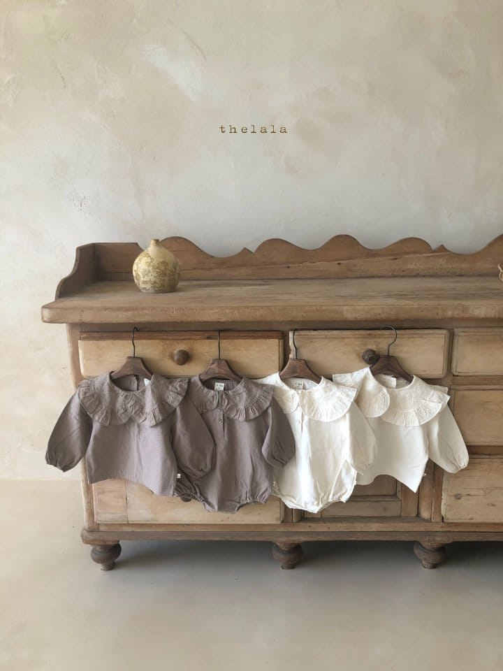LALA - Korean Children Fashion - #Kfashion4kids - Lala Collar Bodysuit - 5