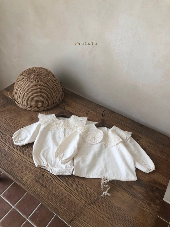 LALA - Korean Children Fashion - #Kfashion4kids - Lala Collar Bodysuit - 6