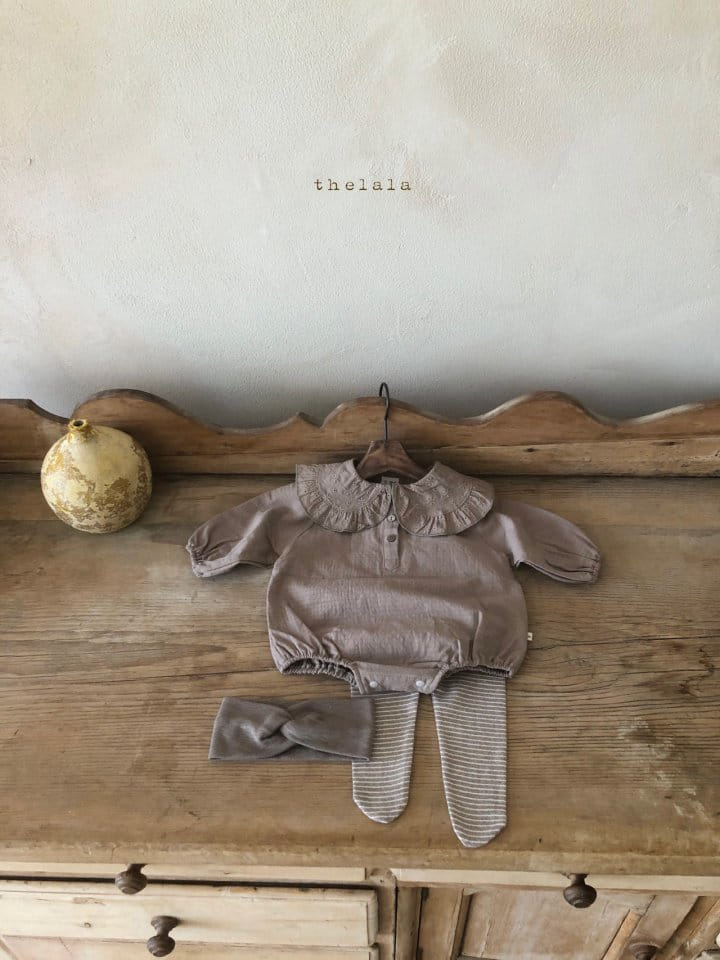 LALA - Korean Children Fashion - #Kfashion4kids - Lala Collar Bodysuit - 9