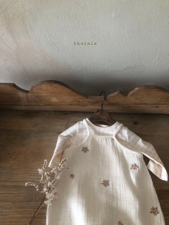 LALA - Korean Children Fashion - #Kfashion4kids - Embroidery Overalls - 5