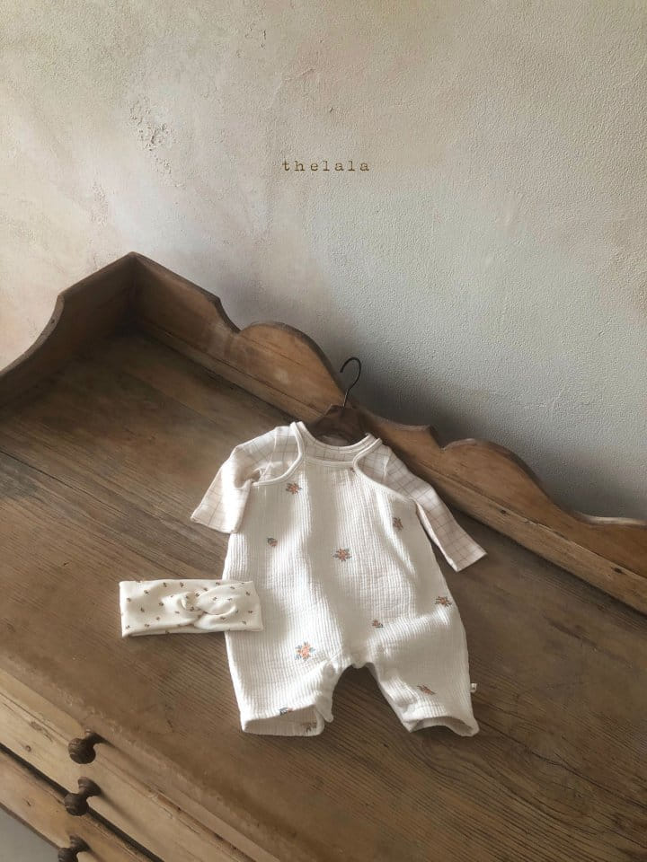 LALA - Korean Children Fashion - #Kfashion4kids - Embroidery Overalls - 6