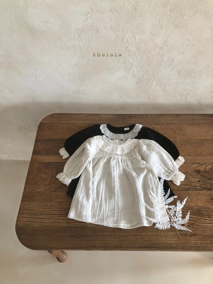 LALA - Korean Children Fashion - #Kfashion4kids - Milk Tea One-piece - 11