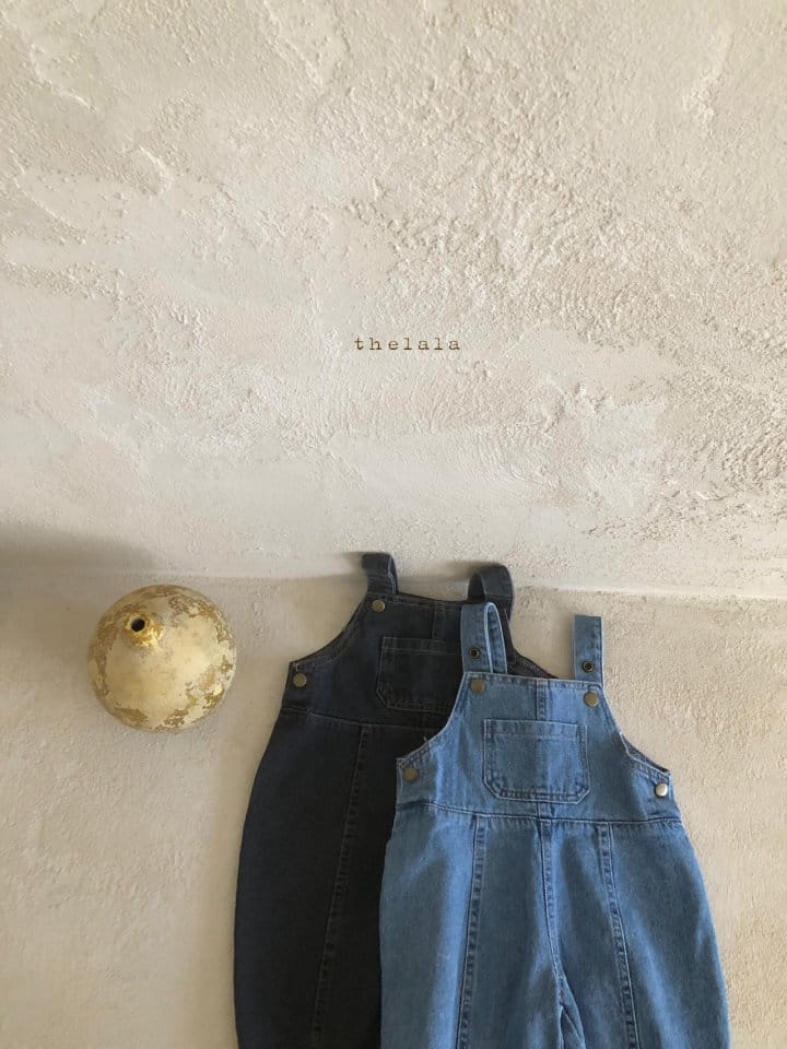 LALA - Korean Children Fashion - #Kfashion4kids - Denim Dungarees Bodysuit - 10