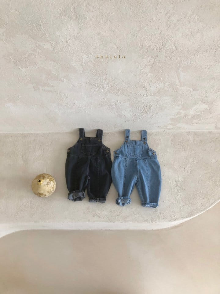 LALA - Korean Children Fashion - #Kfashion4kids - Denim Dungarees Bodysuit - 11