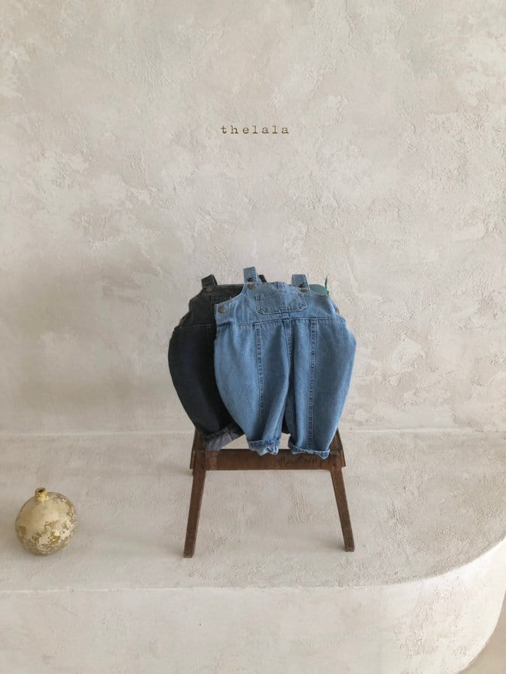 LALA - Korean Children Fashion - #Kfashion4kids - Denim Dungarees Bodysuit - 12
