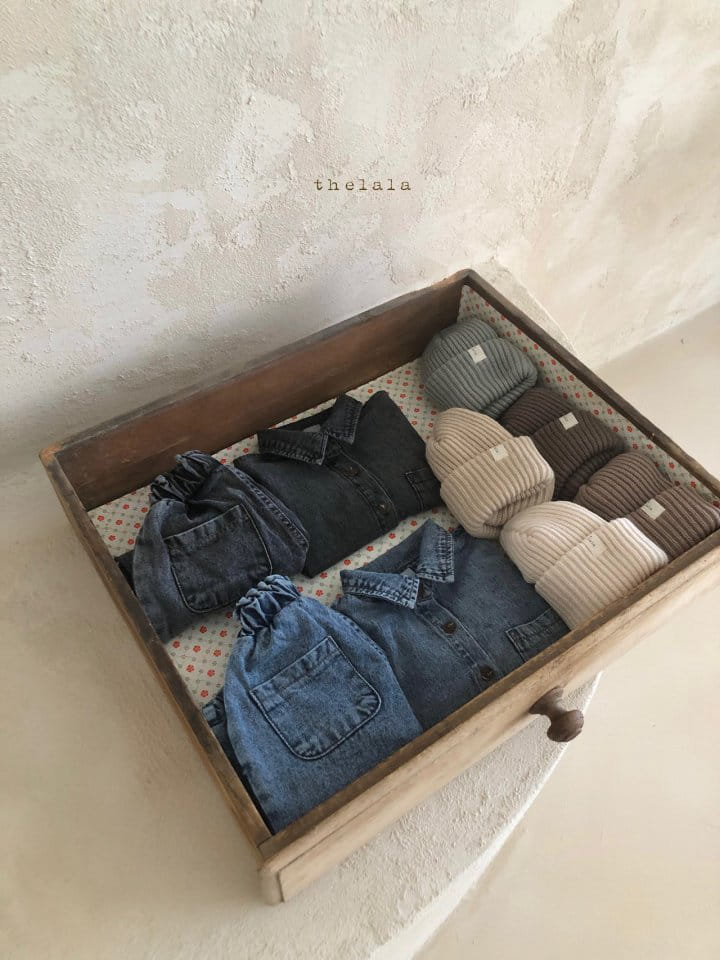 LALA - Korean Children Fashion - #Kfashion4kids - Stone Denim Shirt - 2