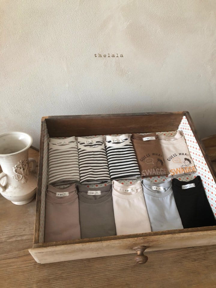 LALA - Korean Children Fashion - #Kfashion4kids - Washing Simple Tee - 10