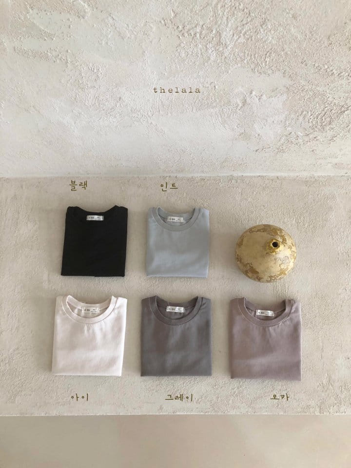 LALA - Korean Children Fashion - #Kfashion4kids - Washing Simple Tee - 11