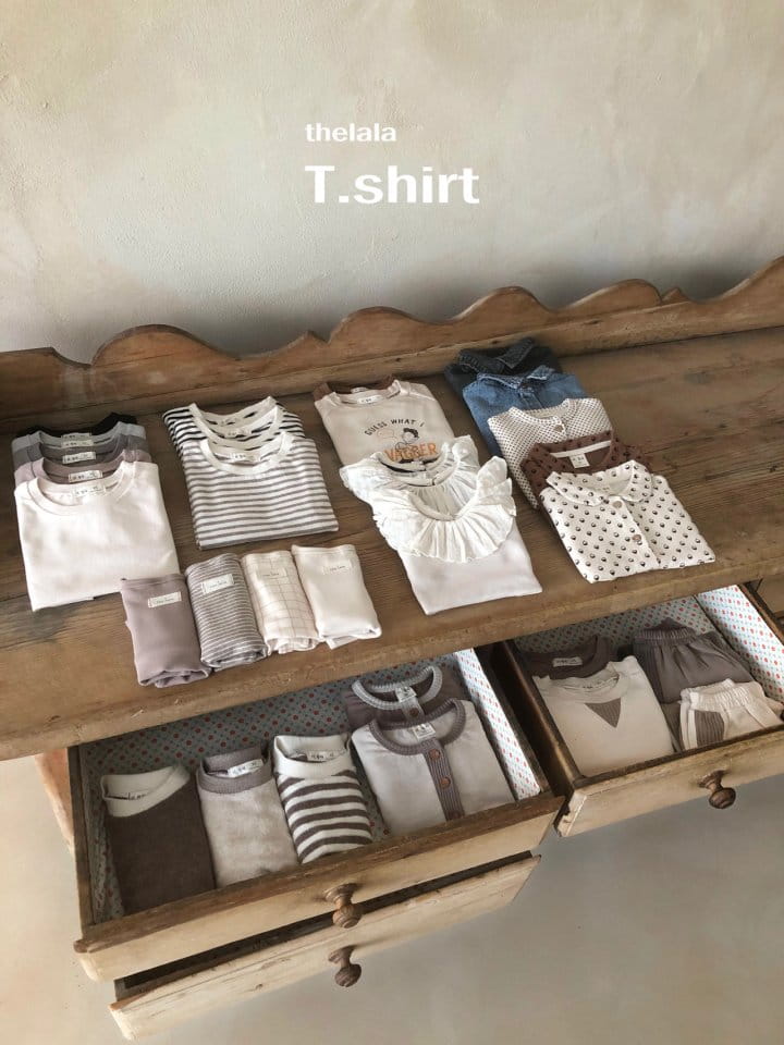 LALA - Korean Children Fashion - #Kfashion4kids - Washing Simple Tee - 12