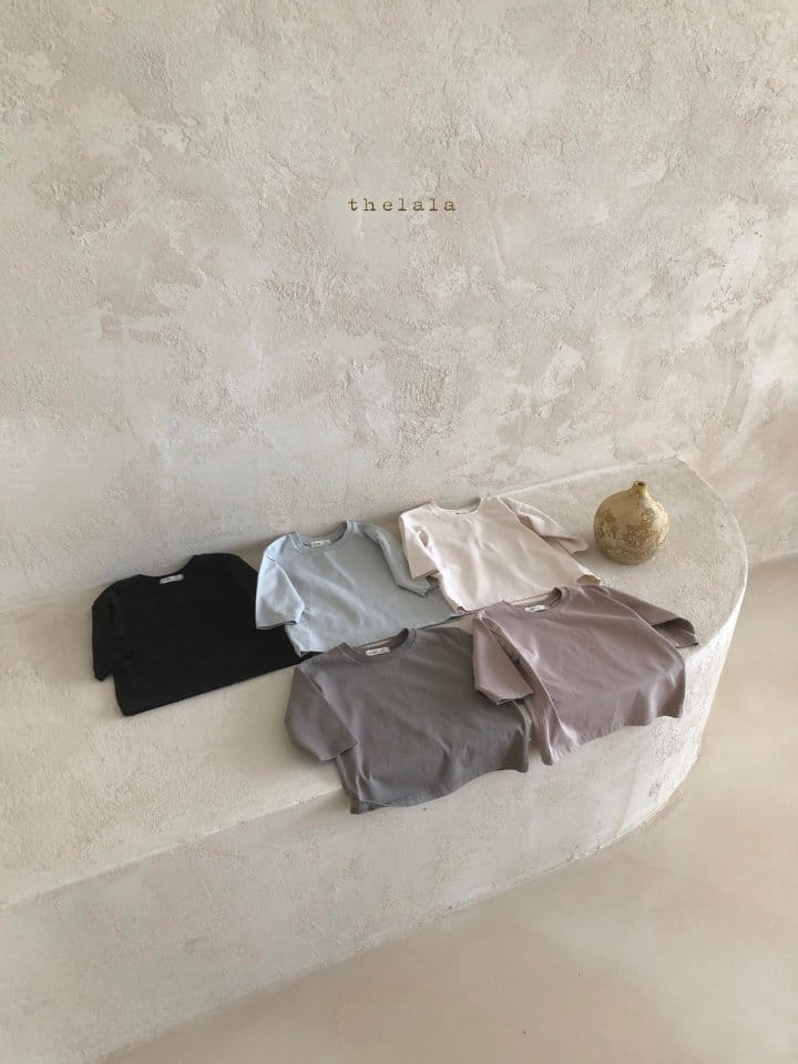 LALA - Korean Children Fashion - #Kfashion4kids - Washing Simple Tee - 2
