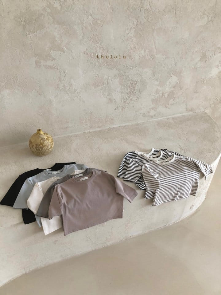 LALA - Korean Children Fashion - #Kfashion4kids - Washing Simple Tee - 5