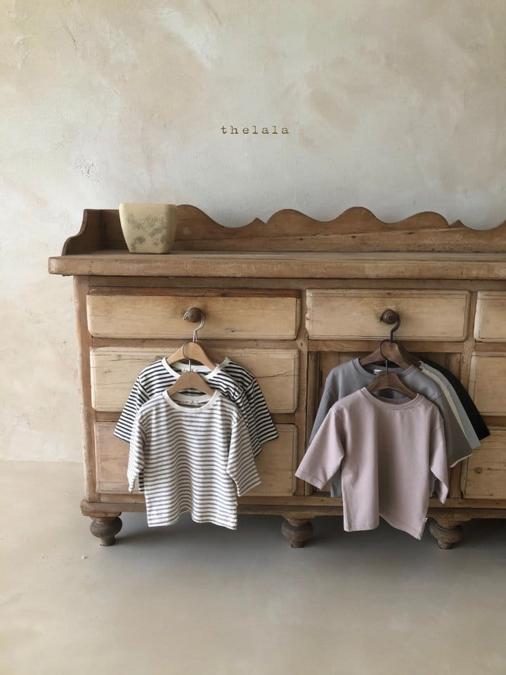 LALA - Korean Children Fashion - #Kfashion4kids - Washing Simple Tee - 6