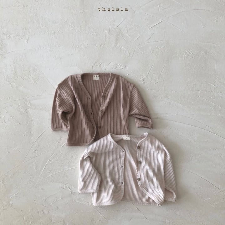 LALA - Korean Children Fashion - #Kfashion4kids - Walnut Rib Cardigan