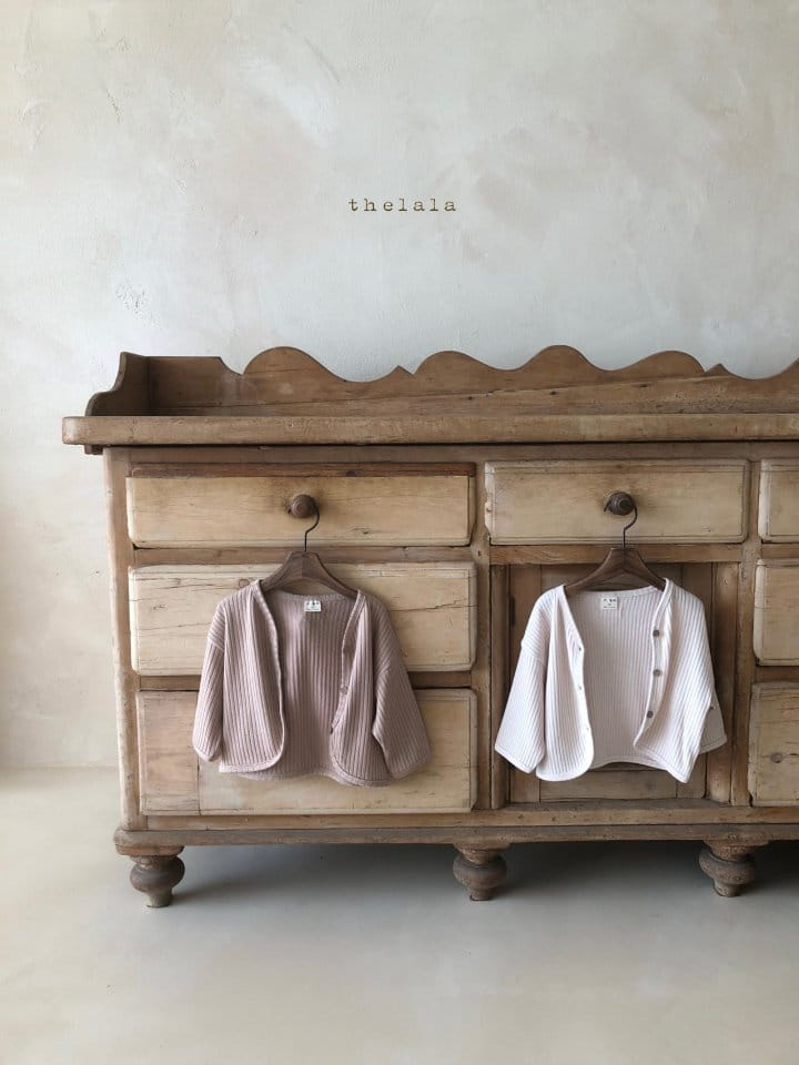 LALA - Korean Children Fashion - #Kfashion4kids - Walnut Rib Cardigan - 2