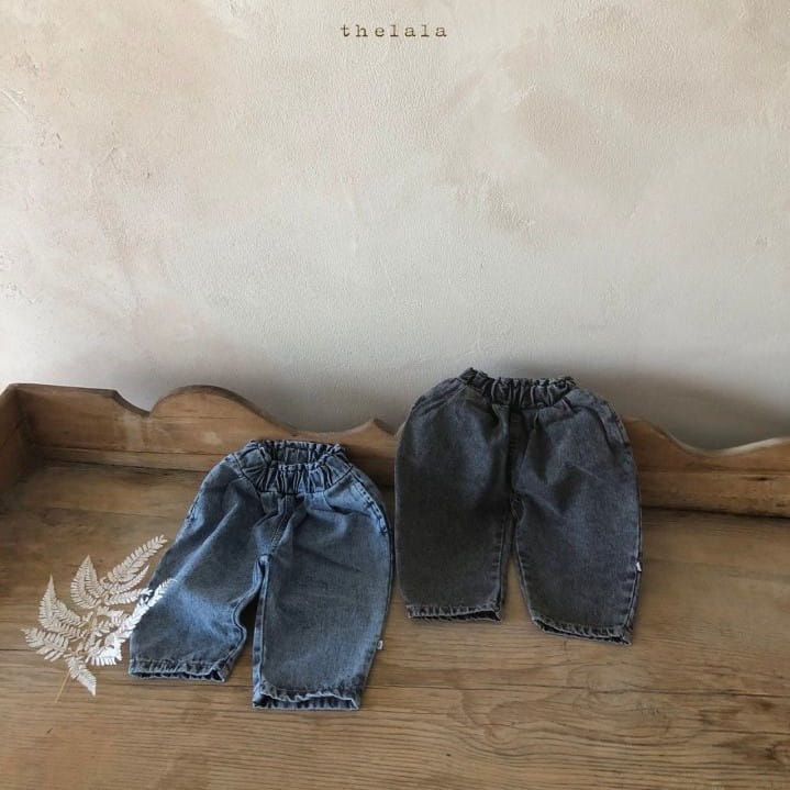 LALA - Korean Children Fashion - #Kfashion4kids - Circle Denim Pants