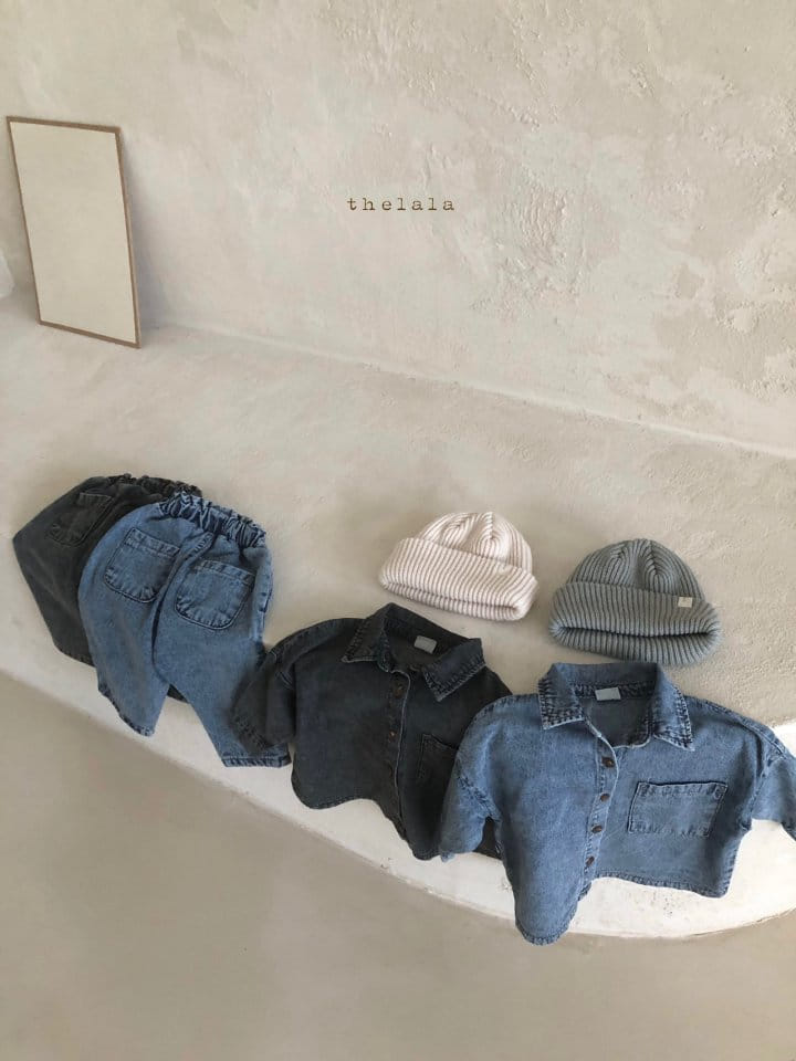 LALA - Korean Children Fashion - #Kfashion4kids - Circle Denim Pants - 4