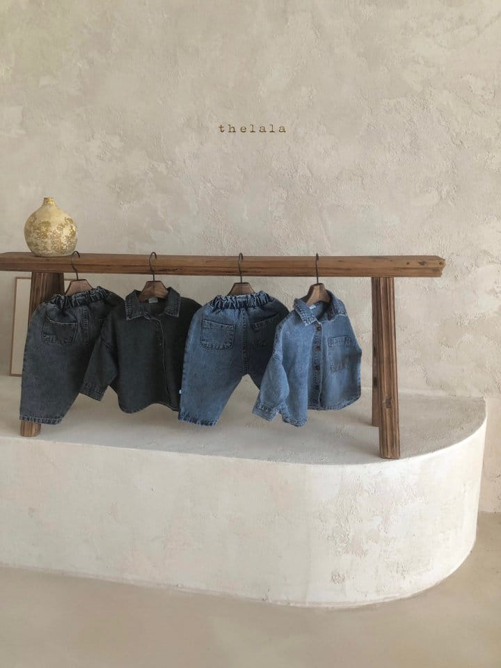 LALA - Korean Children Fashion - #Kfashion4kids - Circle Denim Pants - 5