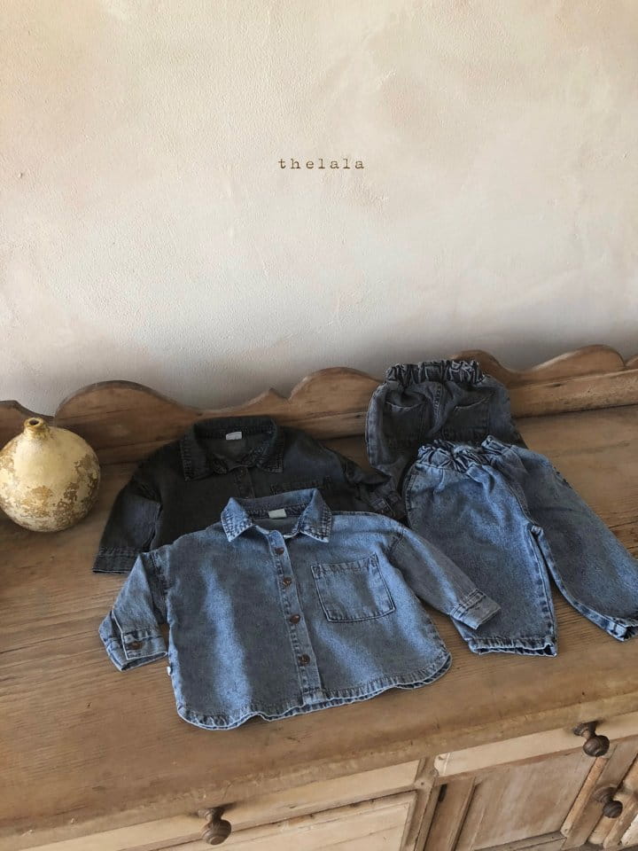 LALA - Korean Children Fashion - #Kfashion4kids - Circle Denim Pants - 7
