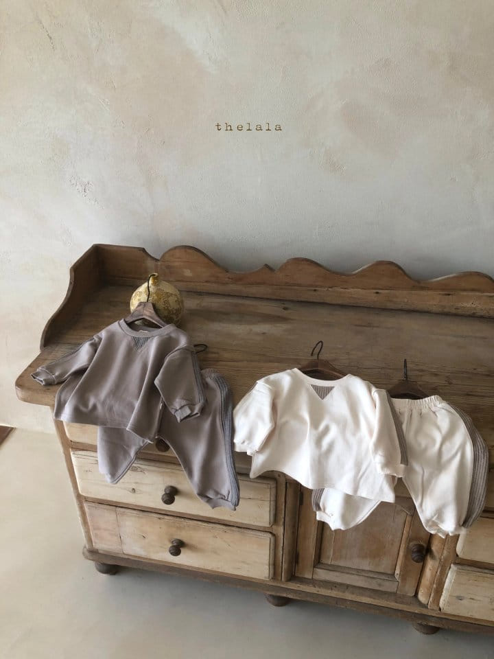 LALA - Korean Children Fashion - #Kfashion4kids - Full Color Top Bottom Set - 3