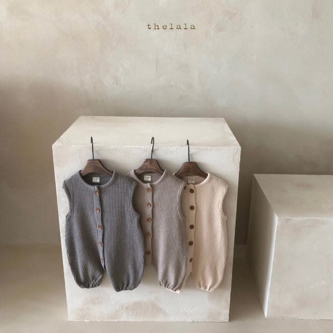 LALA - Korean Children Fashion - #Kfashion4kids - Waffle Bodysuit