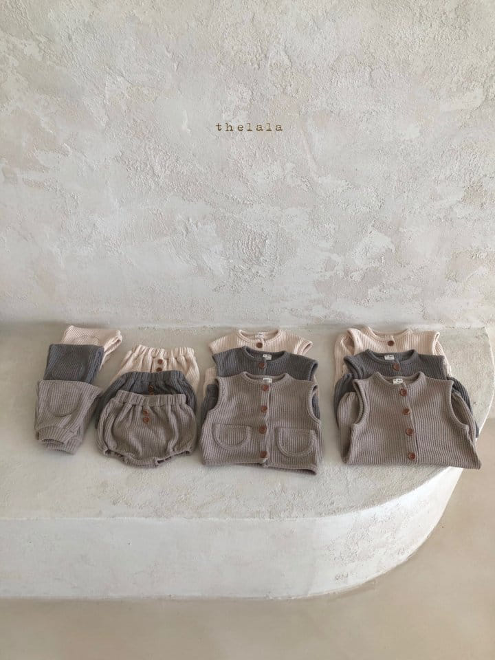 LALA - Korean Children Fashion - #Kfashion4kids - Waffle Bodysuit - 10