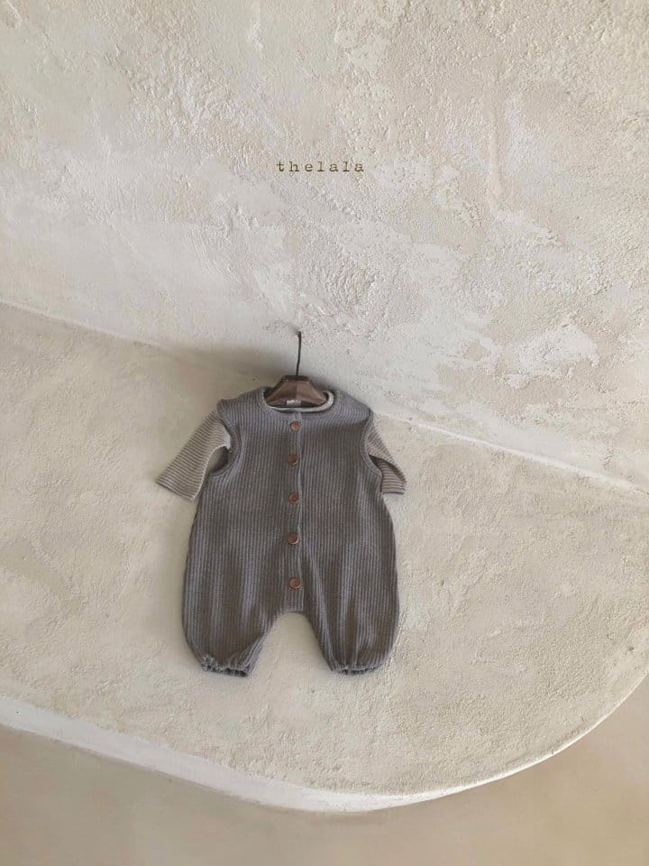 LALA - Korean Children Fashion - #Kfashion4kids - Waffle Bodysuit - 6